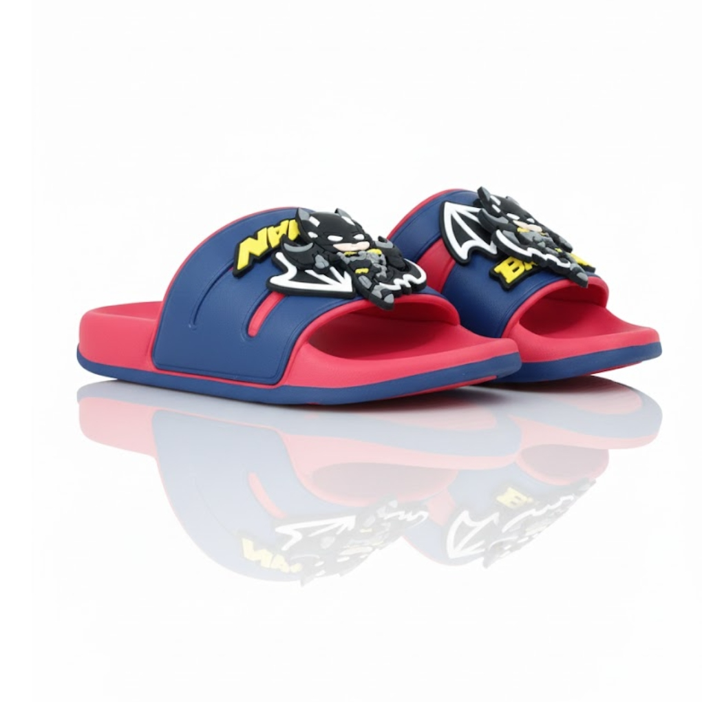  B1008 Hero Kids Slide Sandals –Red & Navy Power Edition